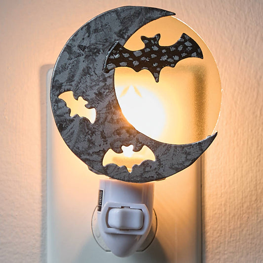 Moon And Bat Night Light