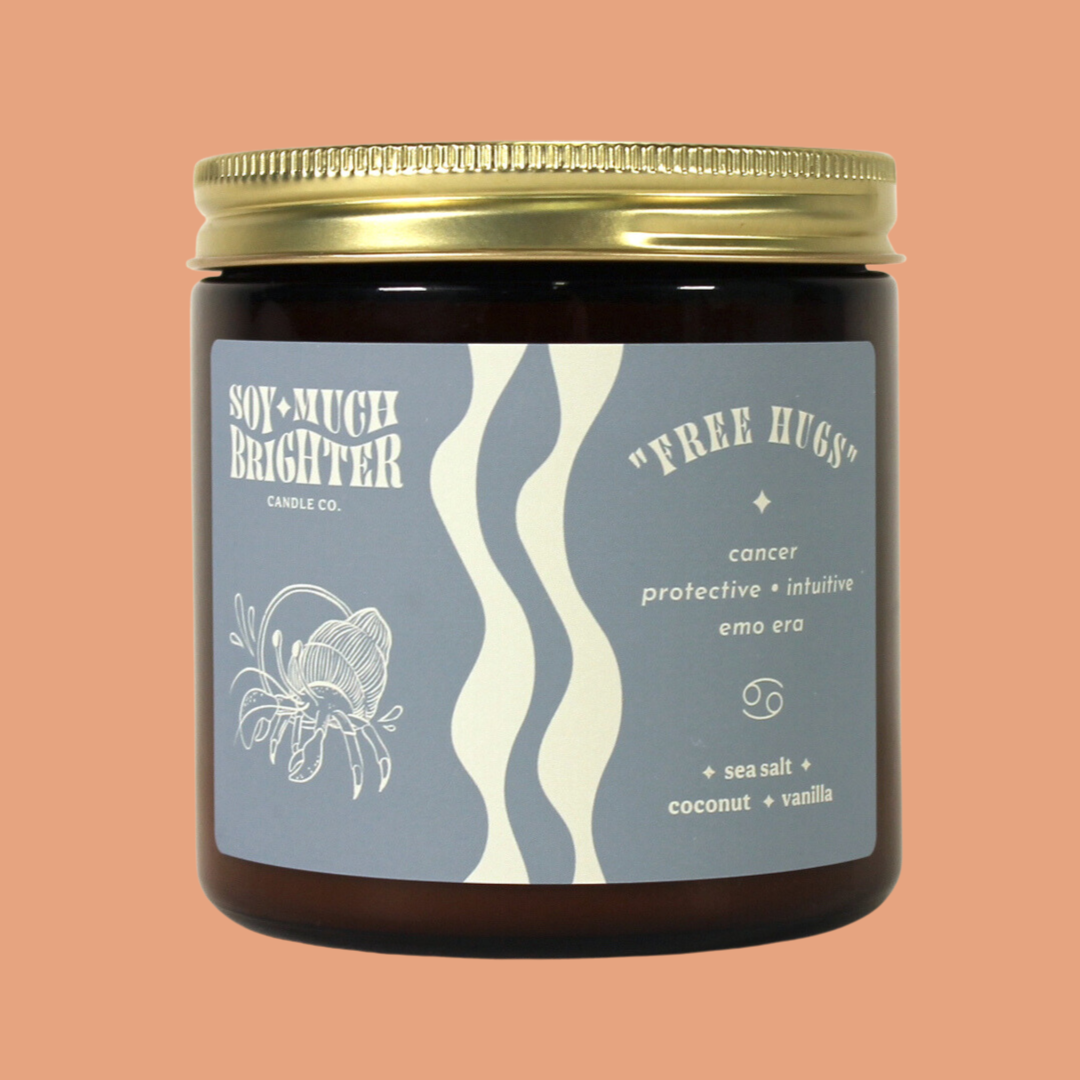 Cancer Zodiac Soy Candle