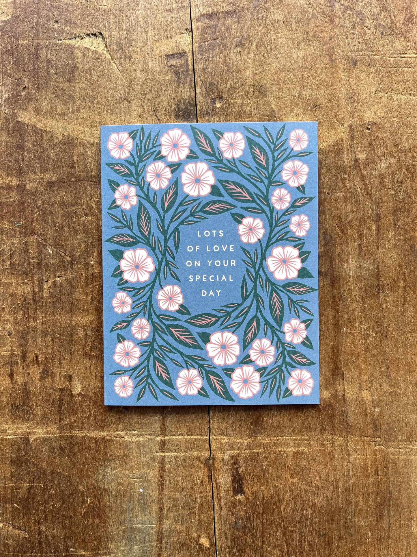 "Lots of Love on Your Special Day," Greeting Card