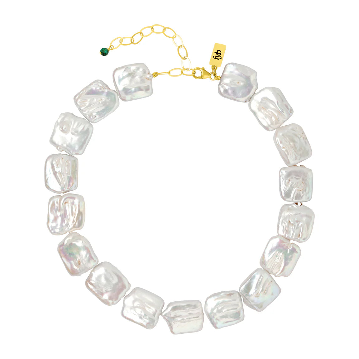 aurora pearl choker necklace