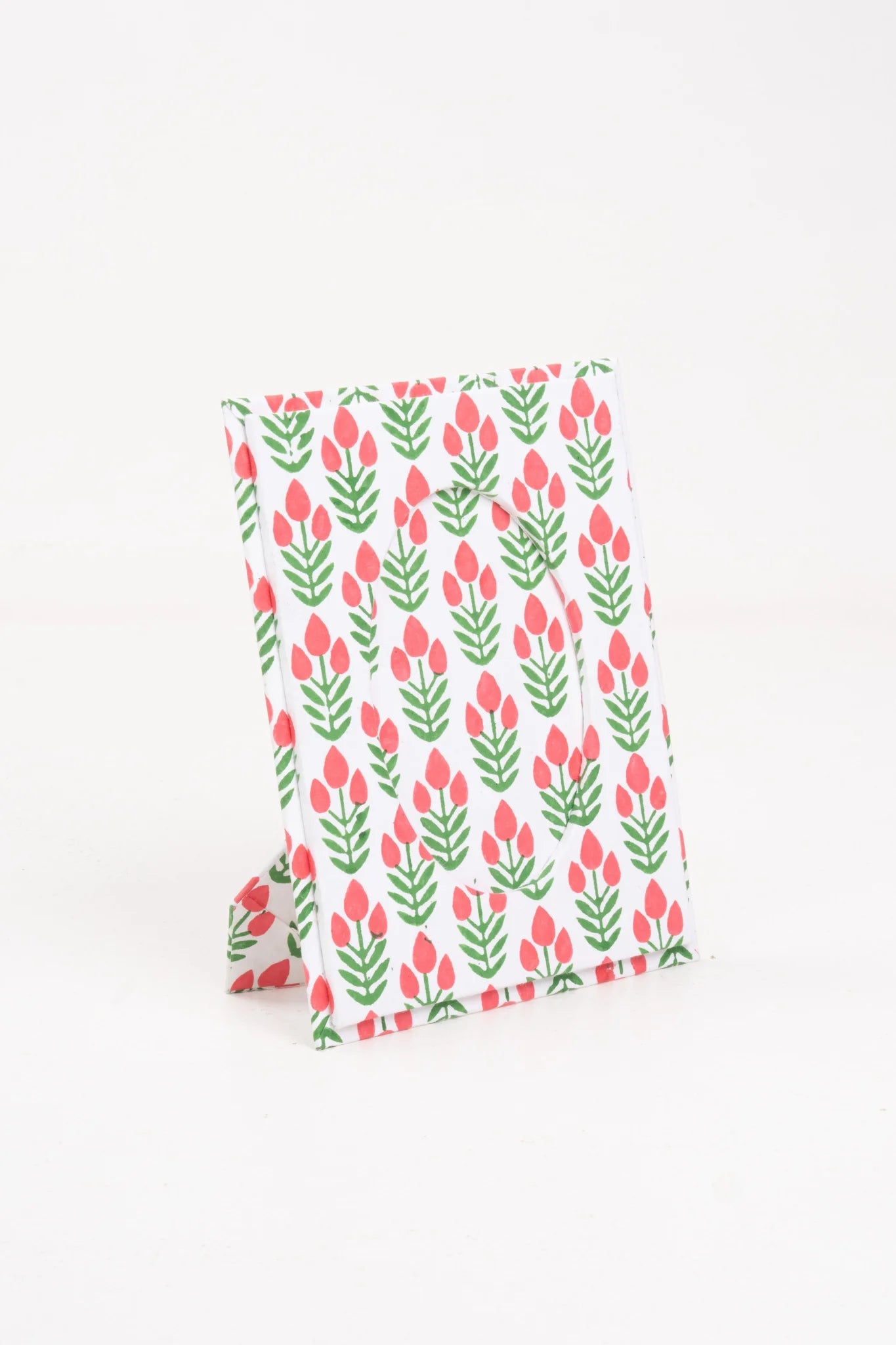 Blockprint Picture Frame in Red Poppy - Inner Child