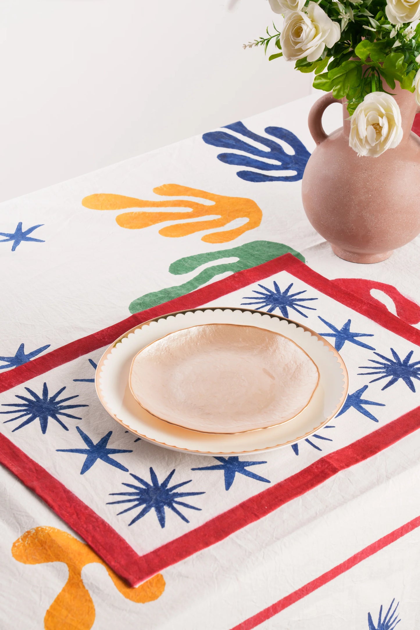 Celestial Matisse Blockprint Placemat - Inner Child