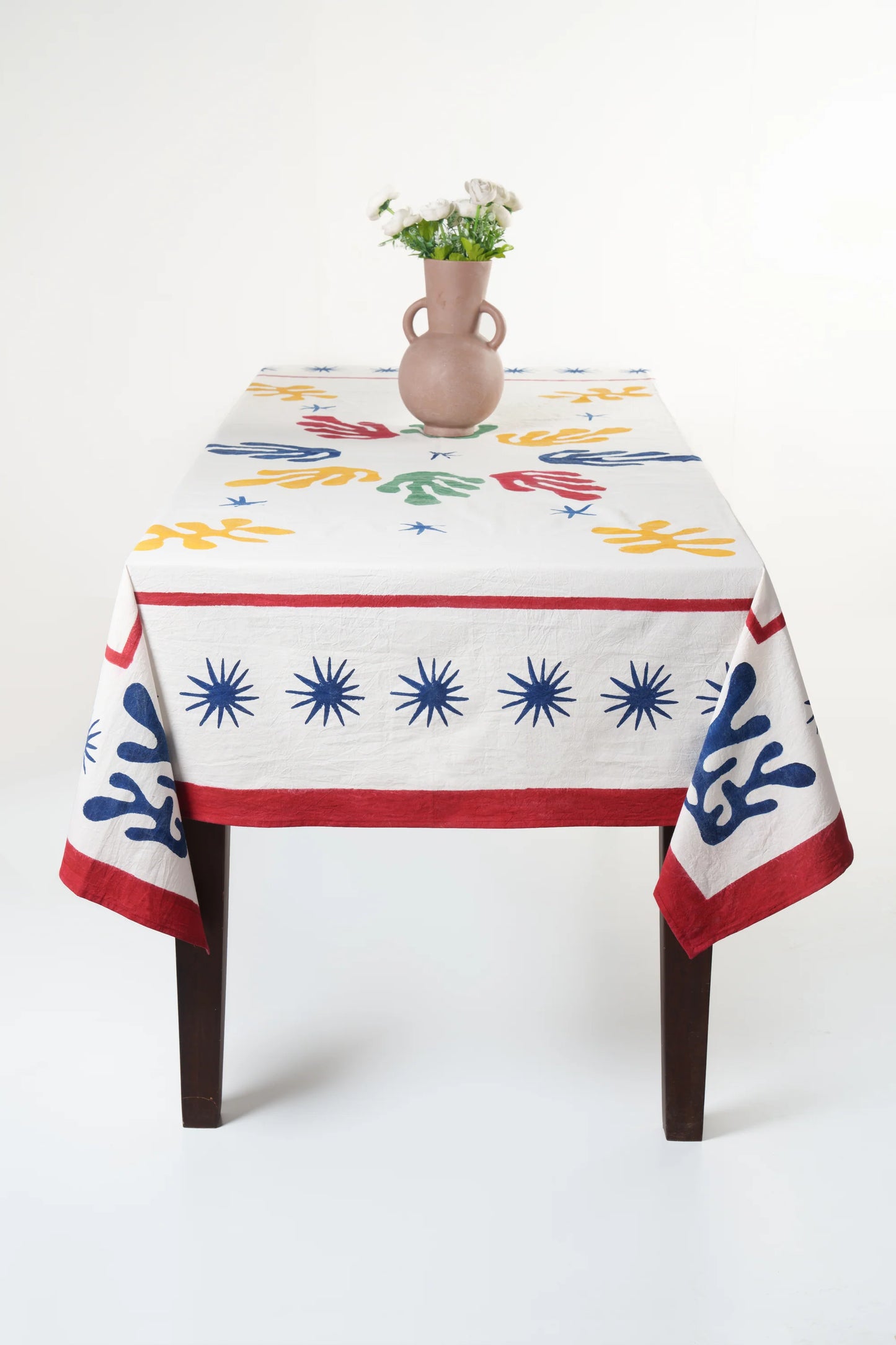 Celestial Matisse Blockprint Tablecloth - Inner Child