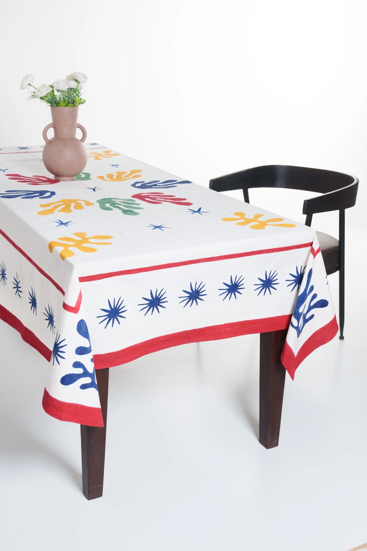Celestial Matisse Blockprint Tablecloth - Inner Child