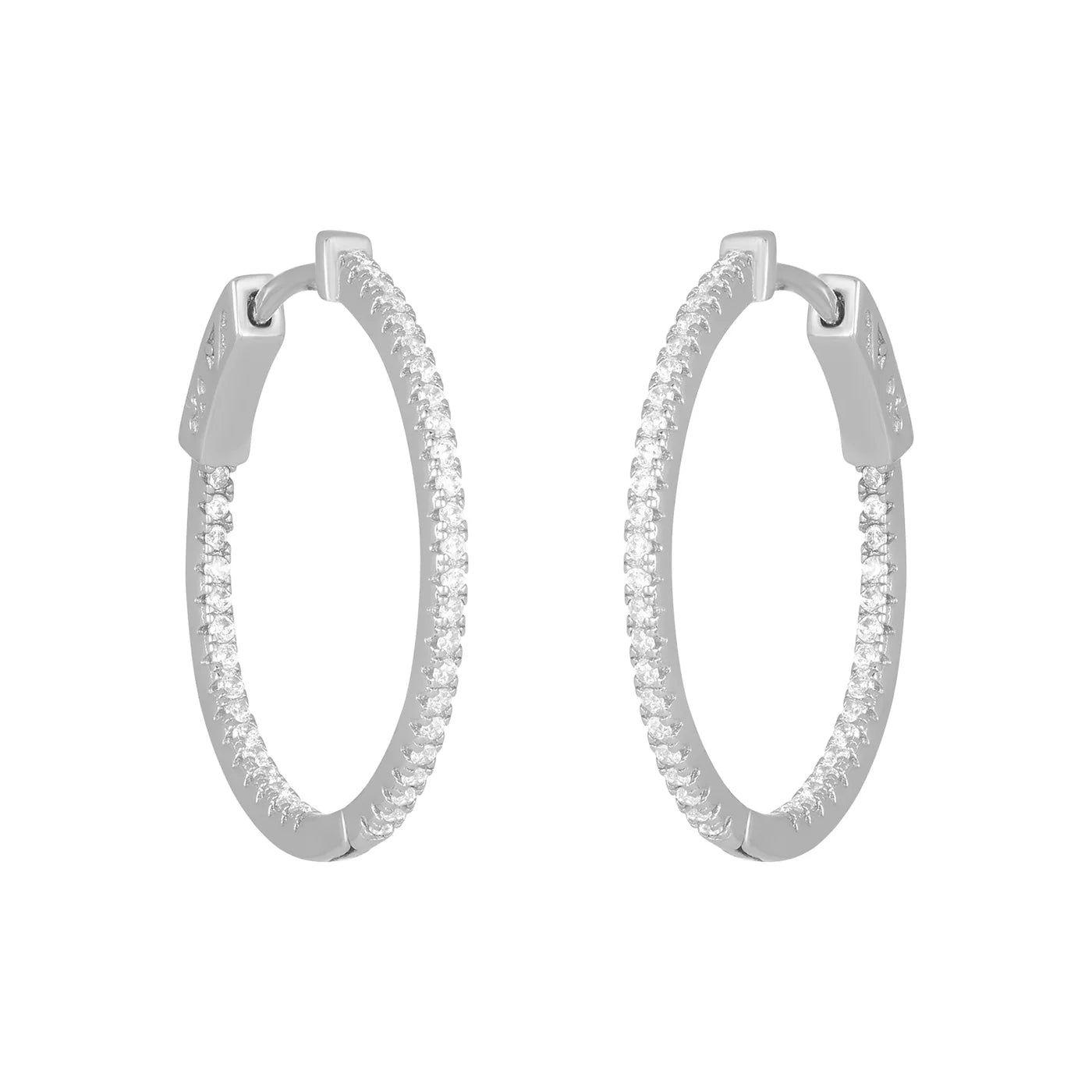 Nadine Hoops Silver