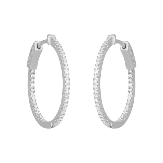 Nadine Hoops Silver