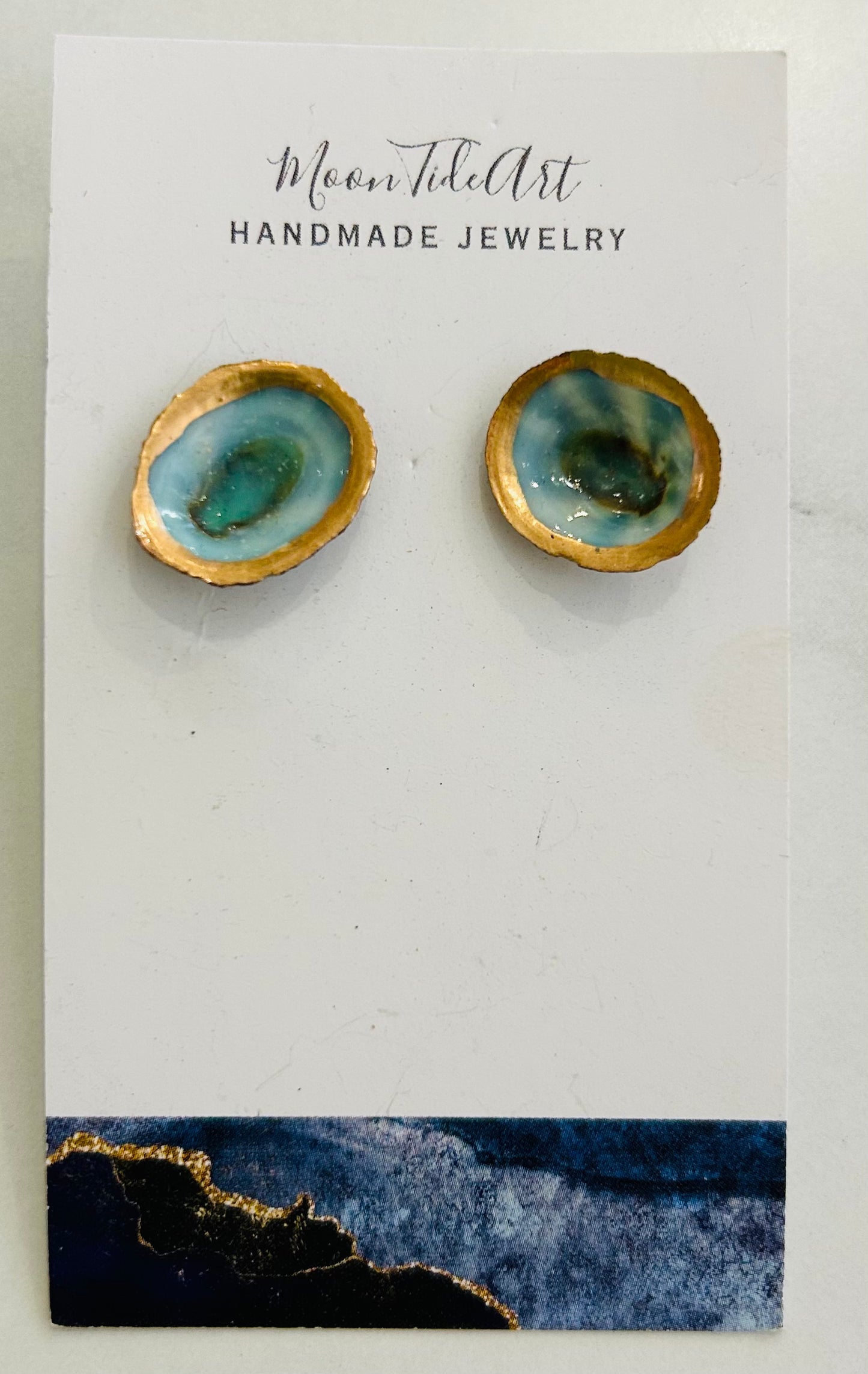 Moon Tide Art Local Limpet Earrings