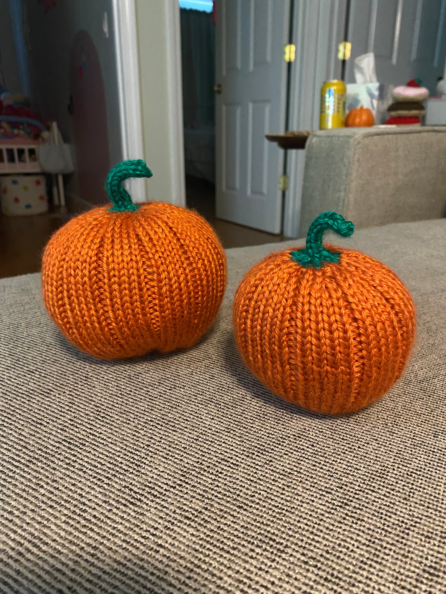 Knotical Knits Hand-made Pumpkin medium