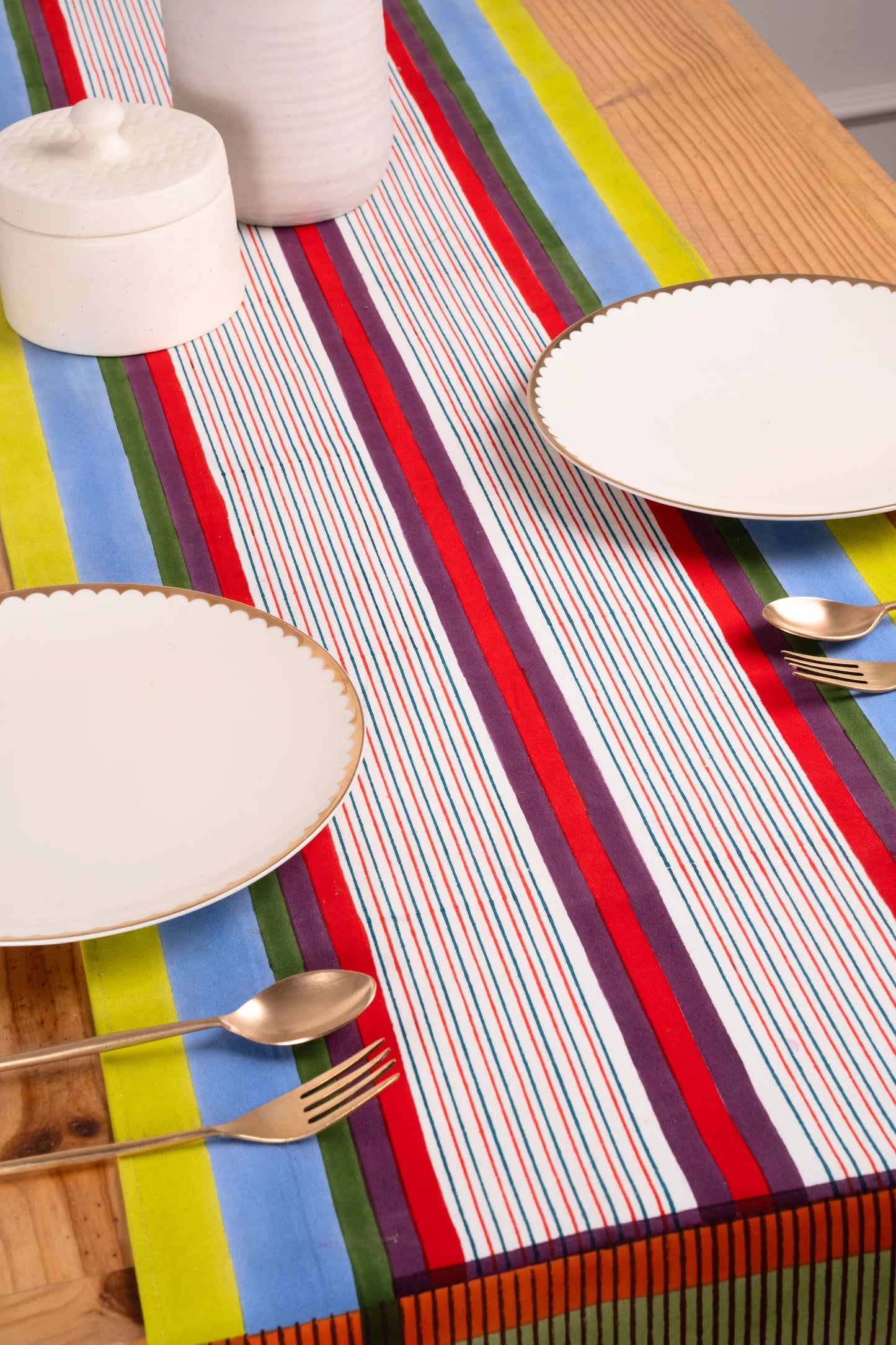 Modernist Striped Tablerunner - Inner Child