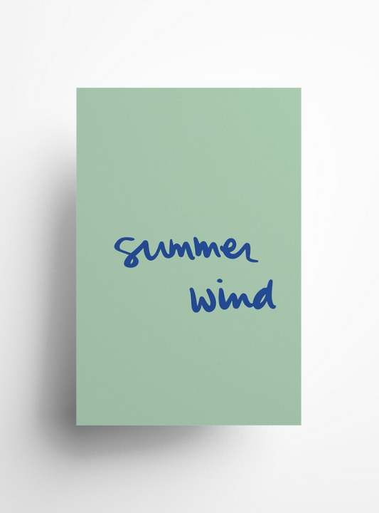Hadhawk Design - Summer Wind - 8.5 x 11 - Mint