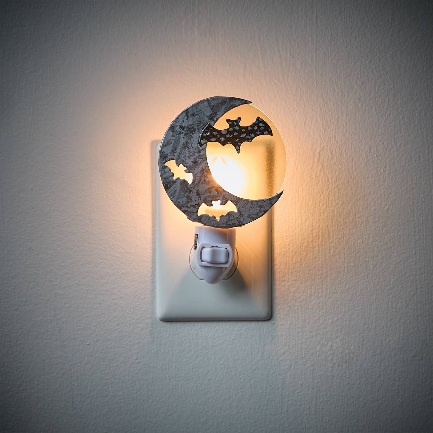 Moon And Bat Night Light