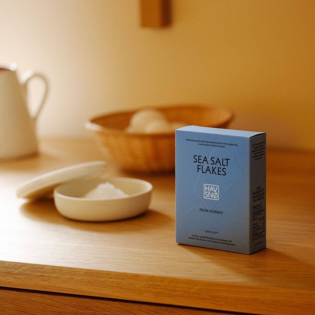 Havsnø Norwegian Sea Salt Flakes 175g box