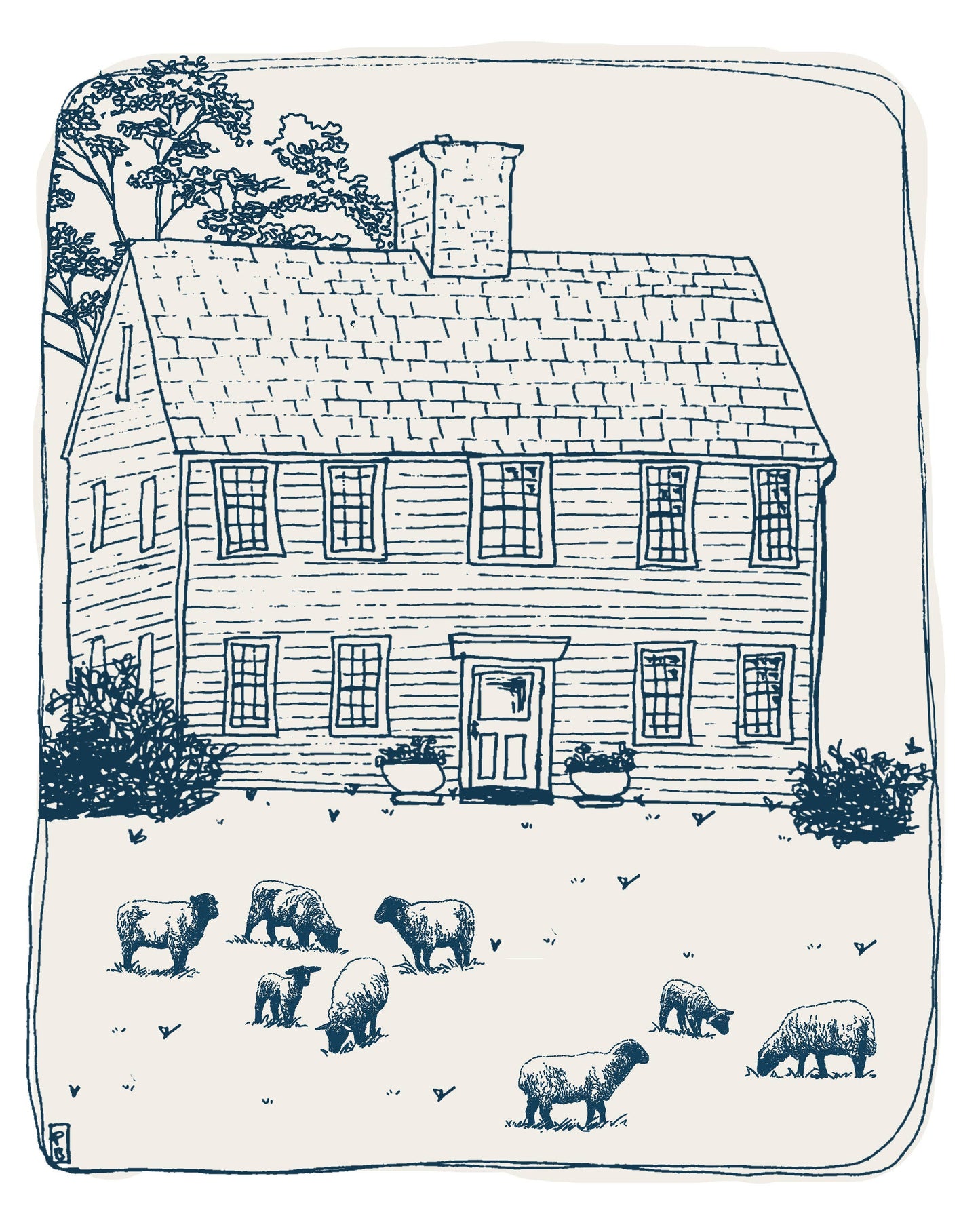 "Homes of New England No. 12", Giclée Fine Art Print