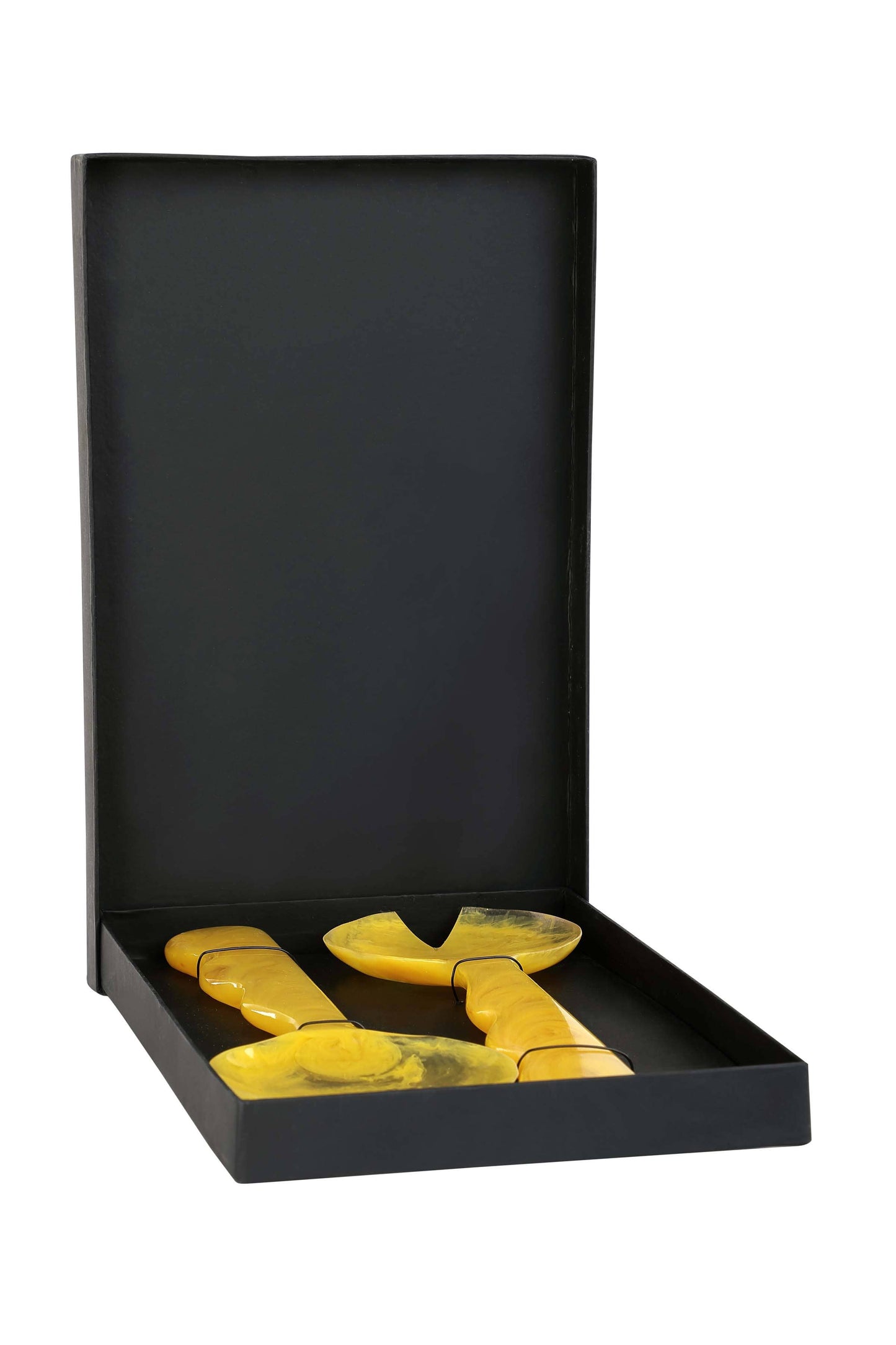 Resin Salad Server- Mustard (Set of 2)
