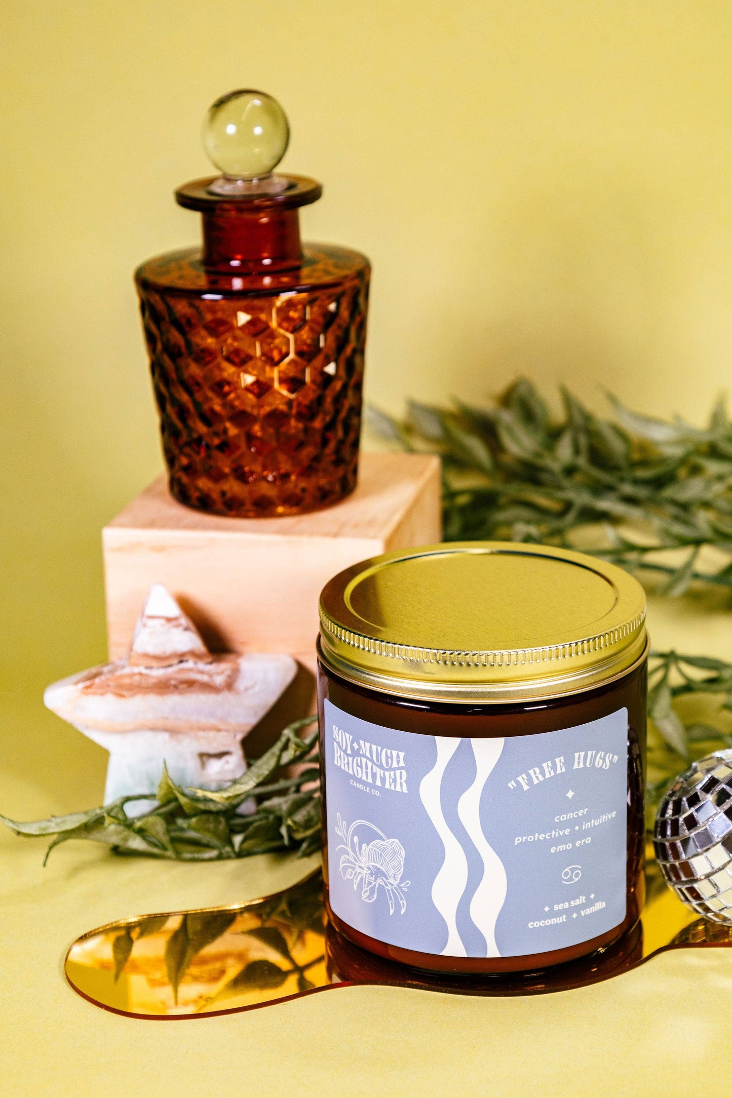 Cancer Zodiac Soy Candle