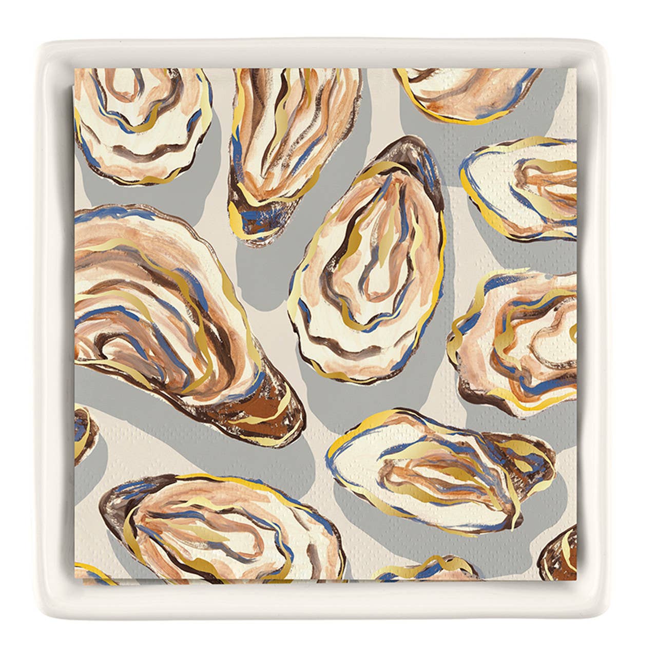 Oyster Shucker & Ceramic Dish Gift Set