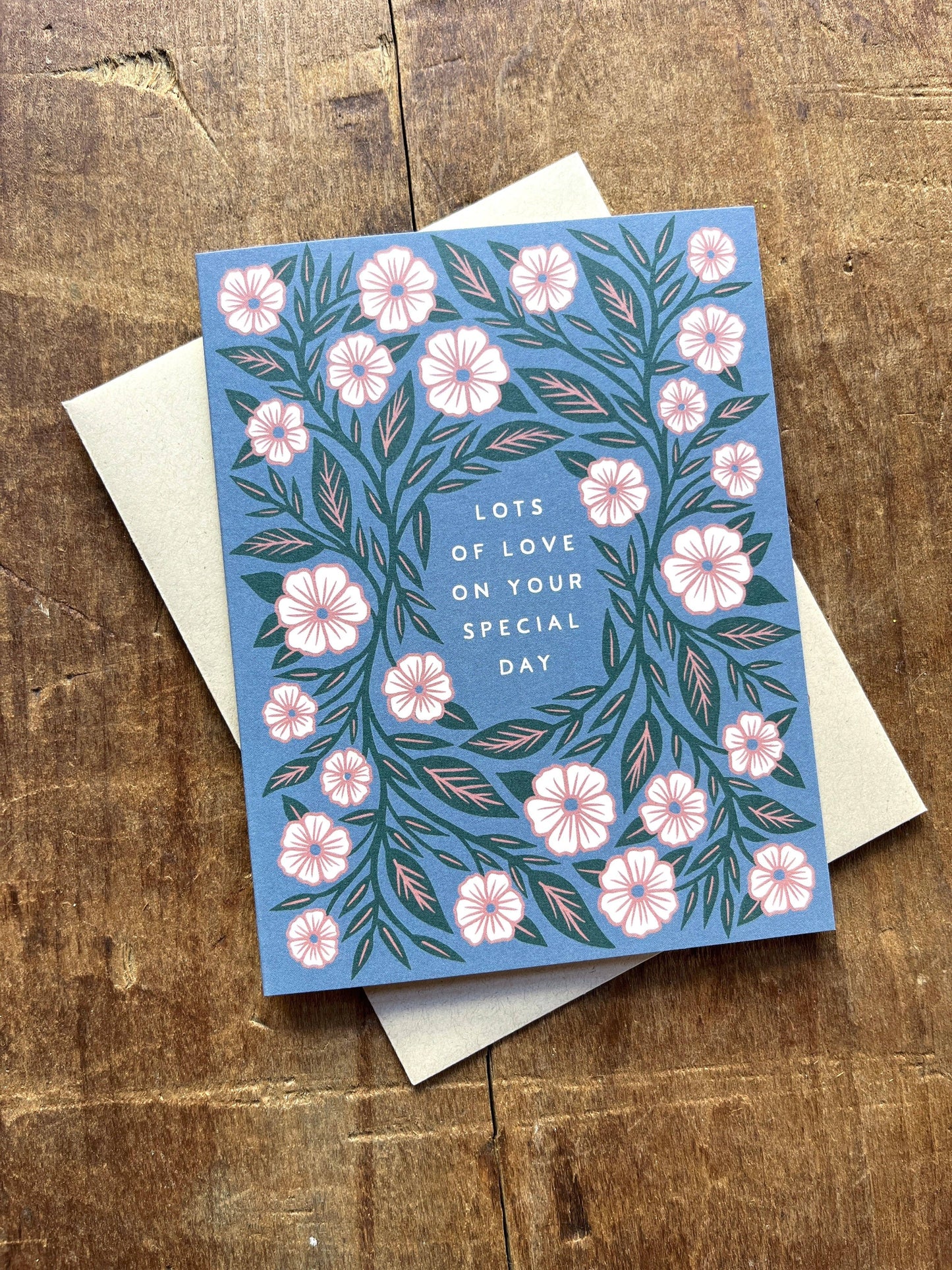 "Lots of Love on Your Special Day," Greeting Card