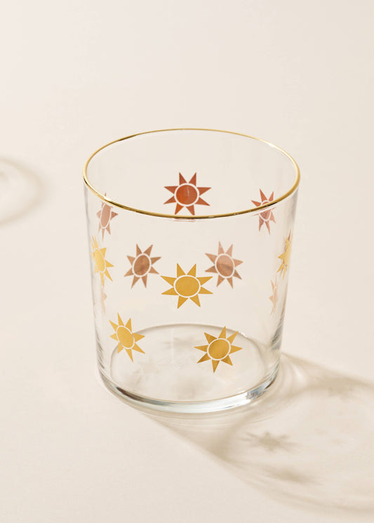 Sunny Days 12.5 Ounce Glass Tumbler