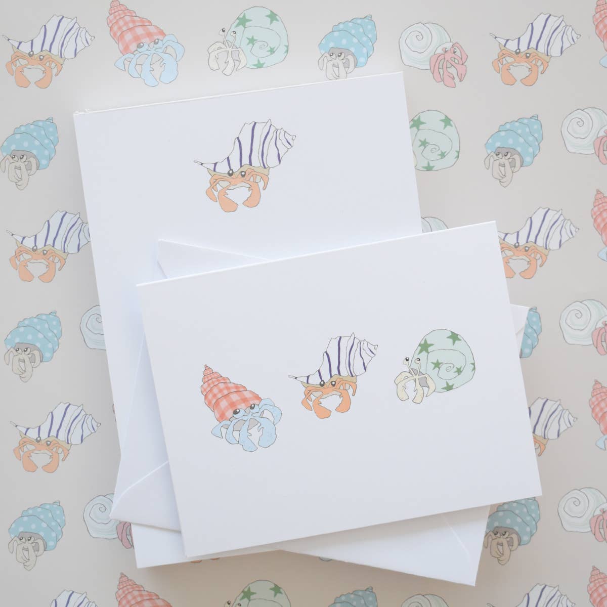 Hermit Crab Boxed Note Cards -  Sara Fitz