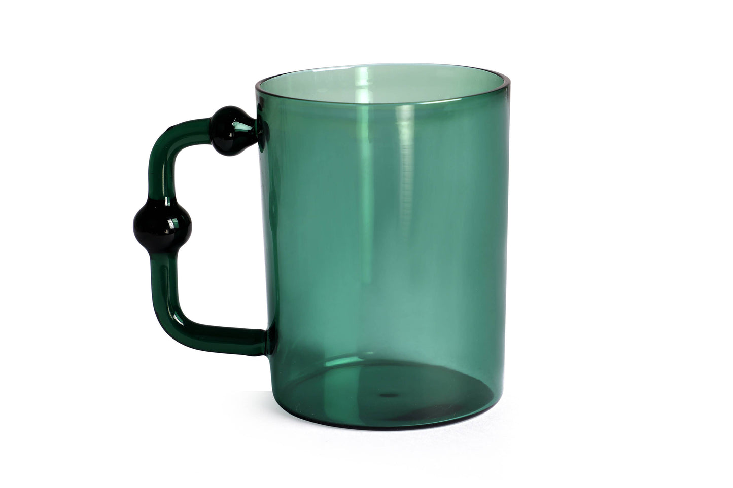 Colored Handblown Drinkware Coffee,Teal - 2.7X3.5 Inch