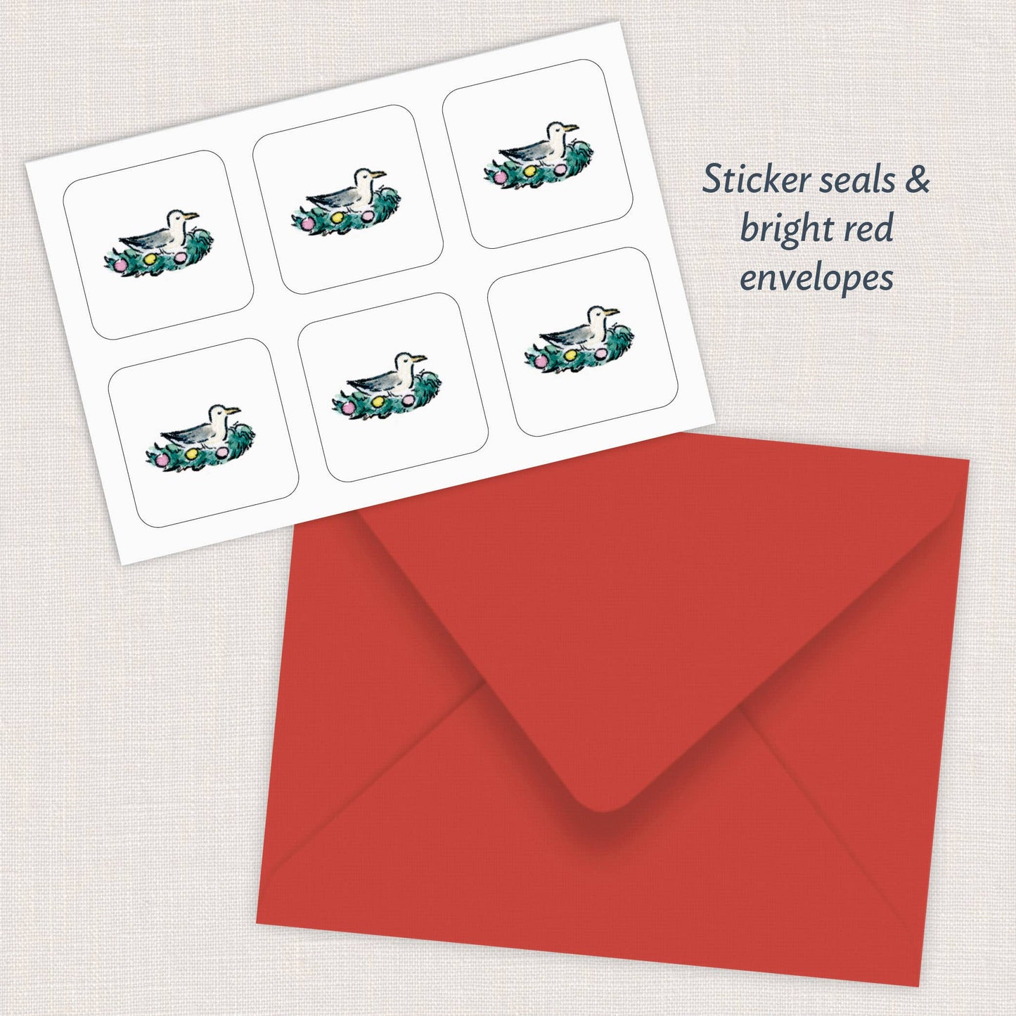 Mainely Santa Mini Note Cards | Set of 6, 2.5 x 3.5"