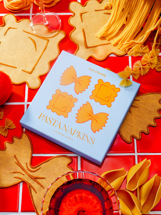 ✨NEW✨ Pasta Cocktail Napkins - Set Of 4