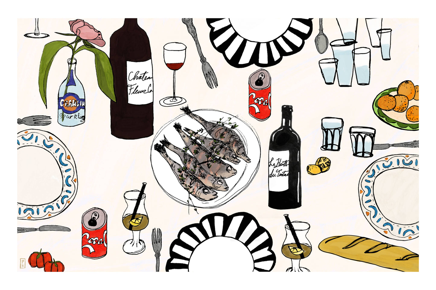 "Coke and a Smile", Giclée Fine Art Print