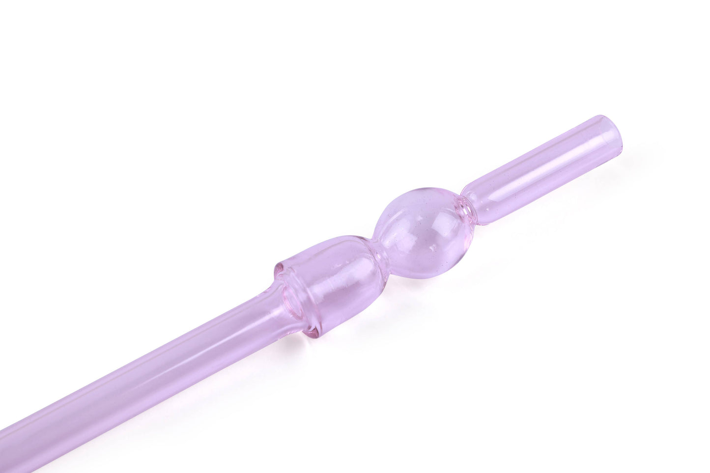 Reusable Glass Straw - Pink