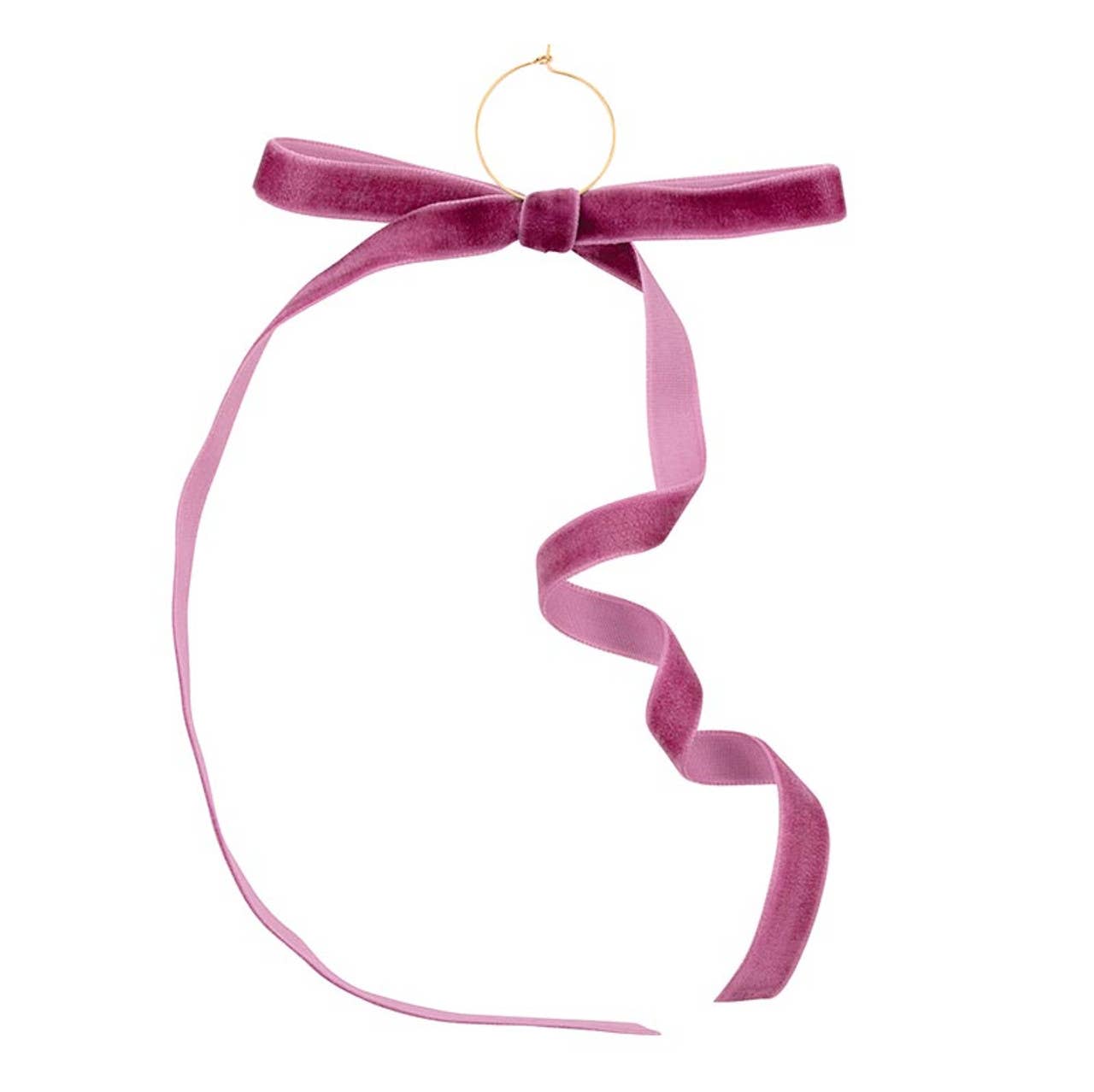 Velvet Bow Wine Charms - Moroccan - Set of 6