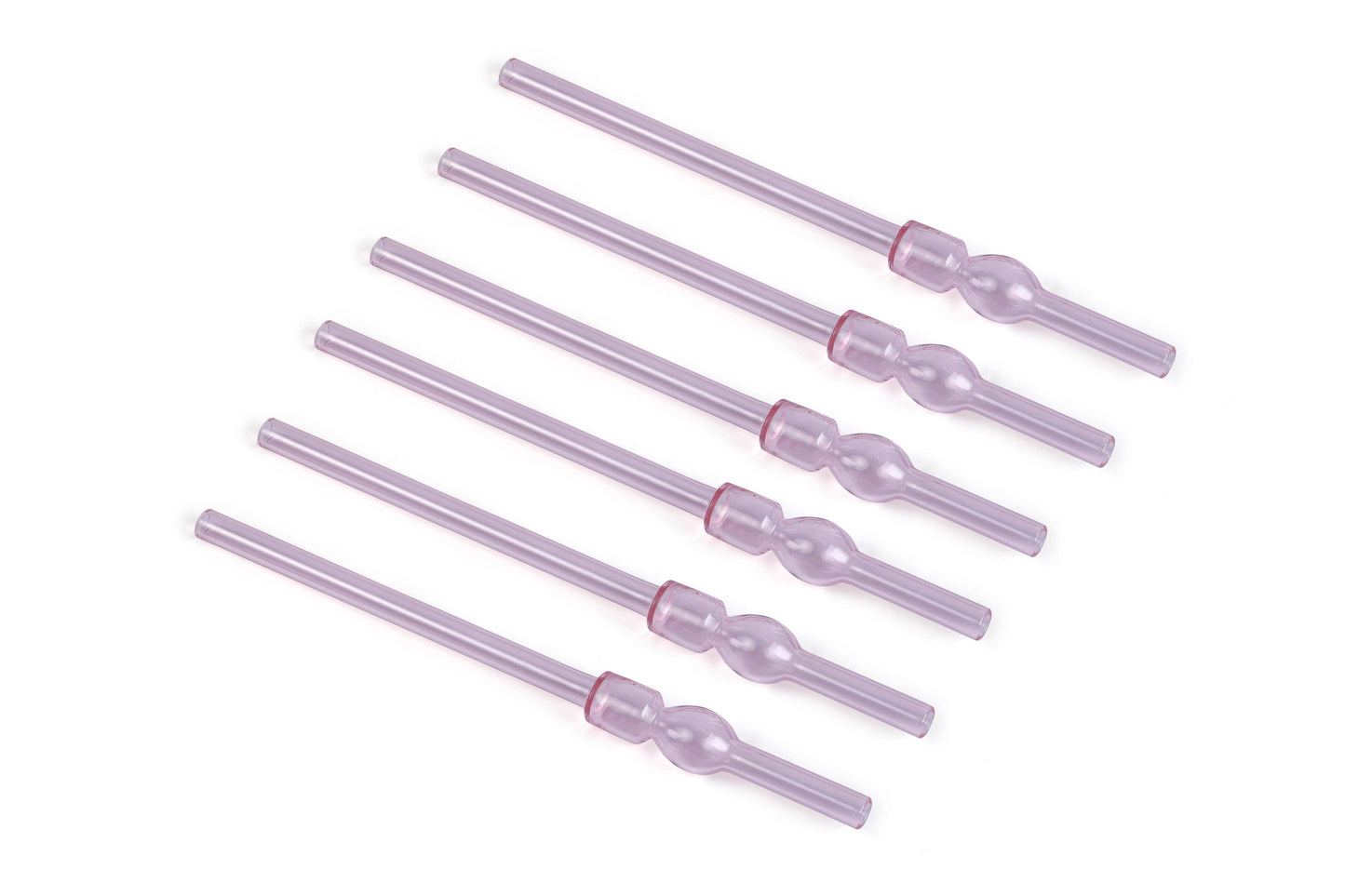 Reusable Glass Straw - Pink
