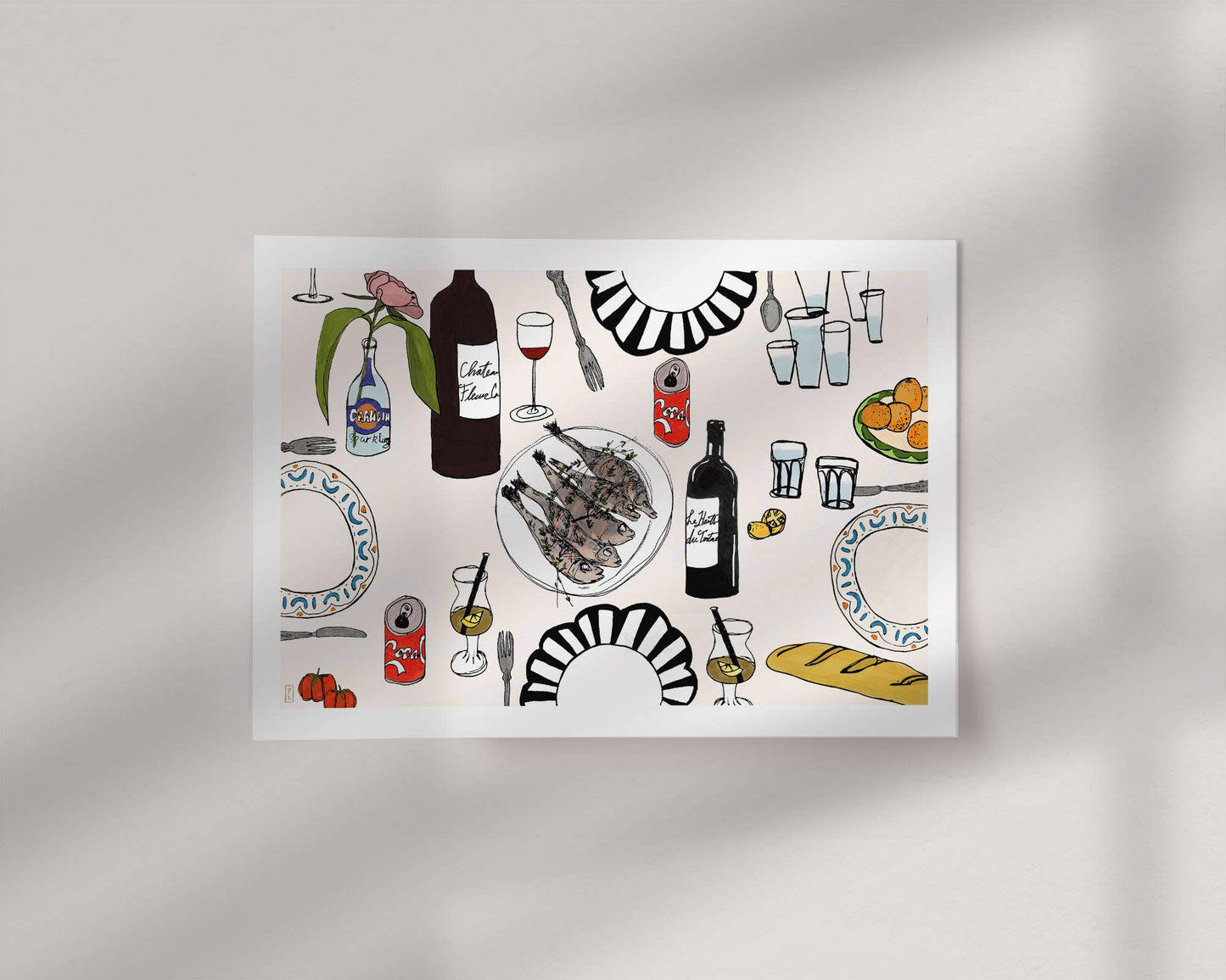 "Coke and a Smile", Giclée Fine Art Print