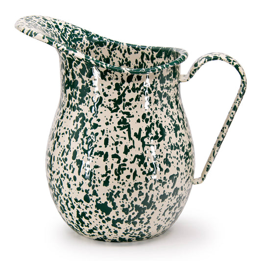 Splatter Enamelware Large Pitcher