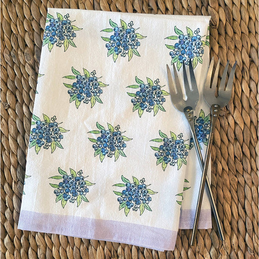 Wild Blueberries – Tea Towel