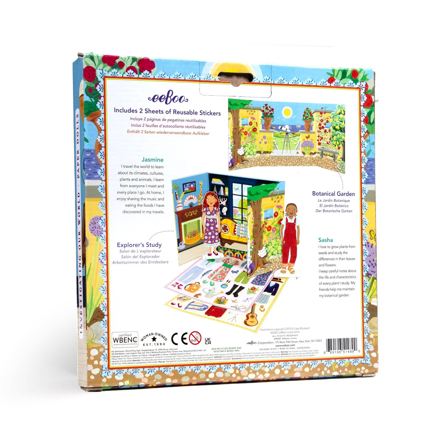 Explorer & Botanist Paper Doll Set