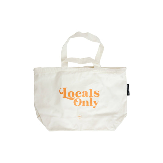 Locals Only Limited Edition Cotton Tote Ecru