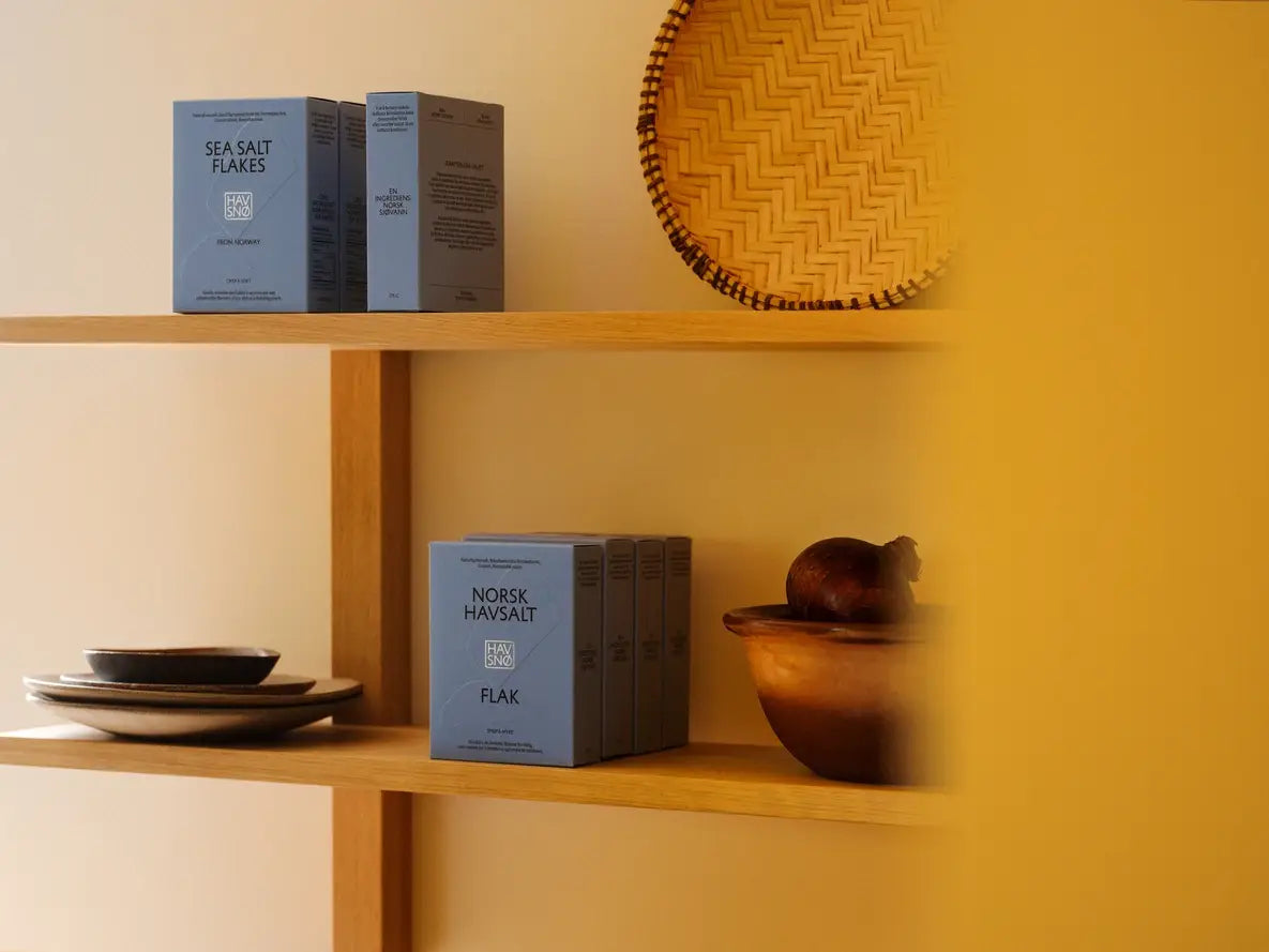 Havsnø Norwegian Sea Salt Flakes 175g box
