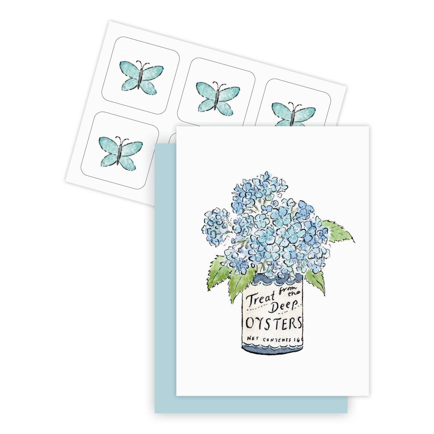 True Blues – Mini Note Card - SINGLE CARD