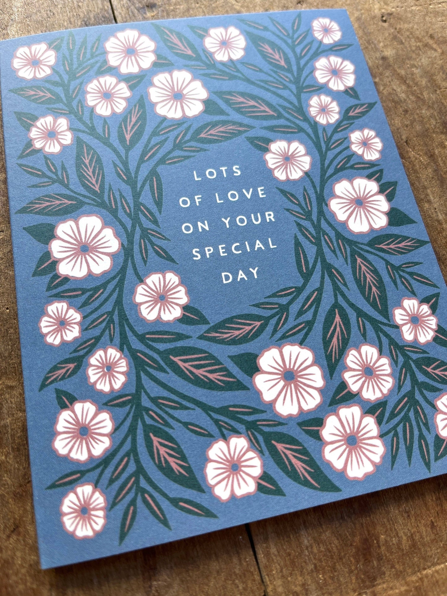 "Lots of Love on Your Special Day," Greeting Card