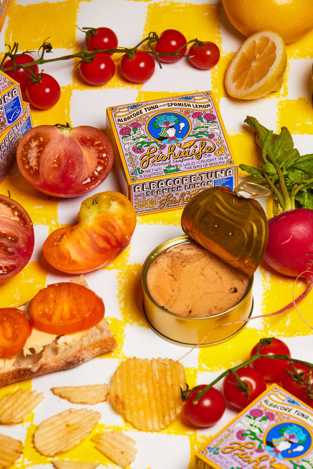 Albacore Tuna with Spanish Lemon - Fishwife Tinned Fish Co.