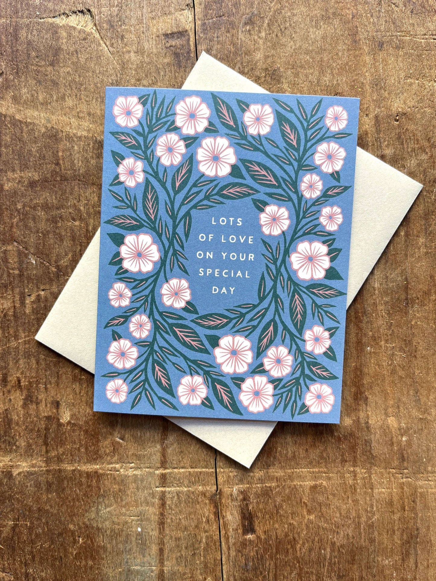 "Lots of Love on Your Special Day," Greeting Card